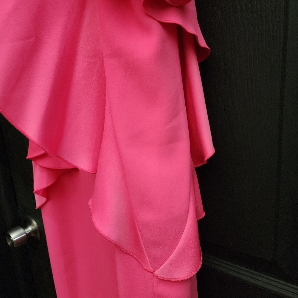 Trina Turk Sz. 8 NWT Pink Swizzle Lambada Cold Shoulder Dress - Picture 14 of 16